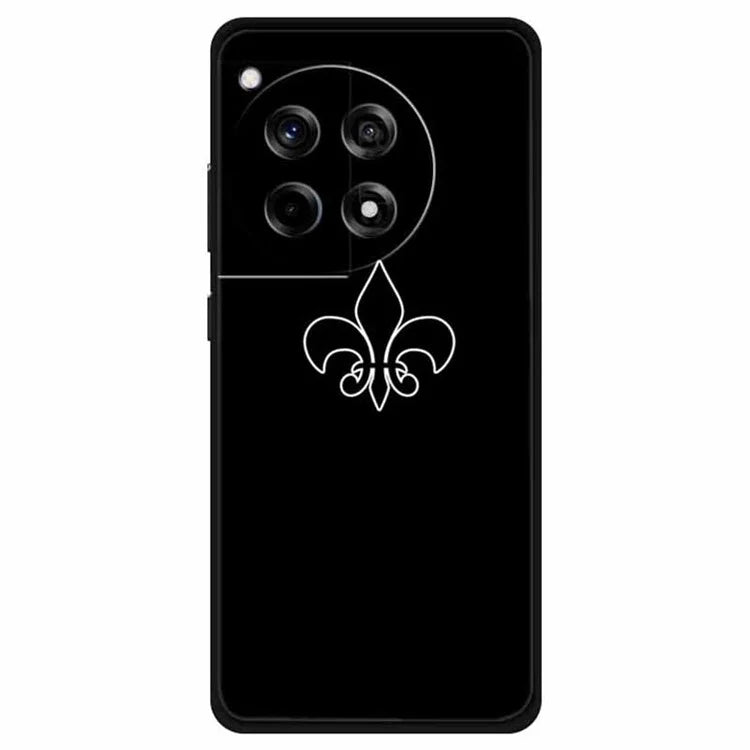 For OnePlus Ace 3 5G / 12R 5G Shockproof Case Linear Pattern Printing TPU Phone Cover