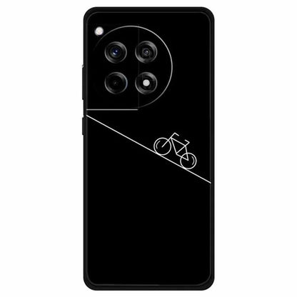 For OnePlus Ace 3 5G / 12R 5G Shockproof Case Linear Pattern Printing TPU Phone Cover