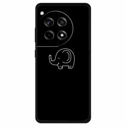 For OnePlus Ace 3 5G / 12R 5G Shockproof Case Linear Pattern Printing TPU Phone Cover