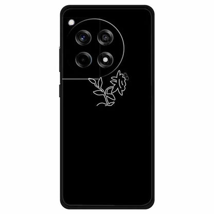 For OnePlus Ace 3 5G / 12R 5G Shockproof Case Linear Pattern Printing TPU Phone Cover