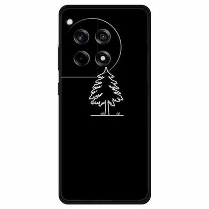 For OnePlus Ace 3 5G / 12R 5G Shockproof Case Linear Pattern Printing TPU Phone Cover