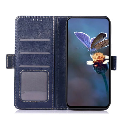 ABEEL For Motorola Moto G04 4G / G24 4G Magnetic Case Crazy Horse Texture Wallet Phone Cover