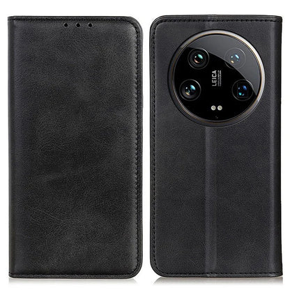 For Xiaomi 14 Ultra Magnetic Case Split Leather+TPU Flip Stand Phone Cover
