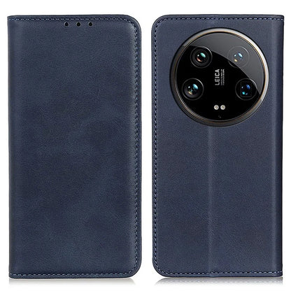 For Xiaomi 14 Ultra Magnetic Case Split Leather+TPU Flip Stand Phone Cover
