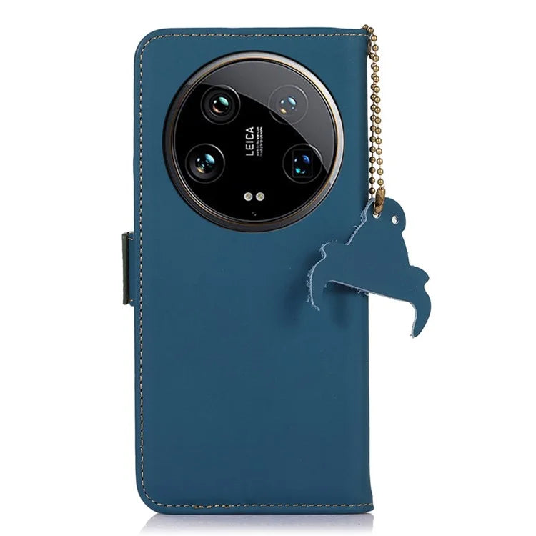 For Xiaomi 14 Ultra Cell Phone Case Drop-proof RFID Blocking Stand Cover