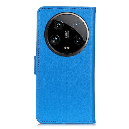 For Xiaomi 14 Ultra Case Litchi Texture Scratch-proof Phone Cover with Card Holder