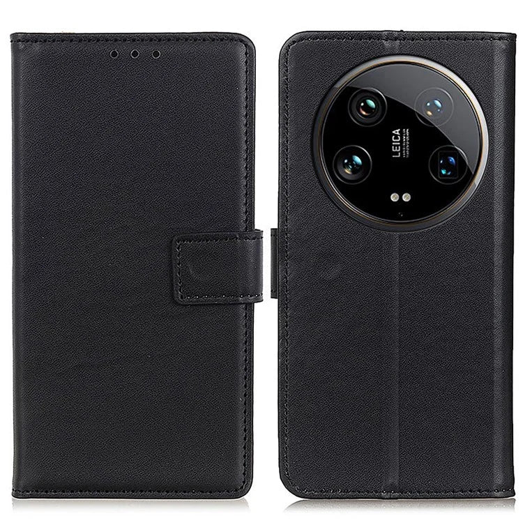 For Xiaomi 14 Ultra Case PU Leather+TPU Shock-Absorbent Phone Cover with Magnetic Closure