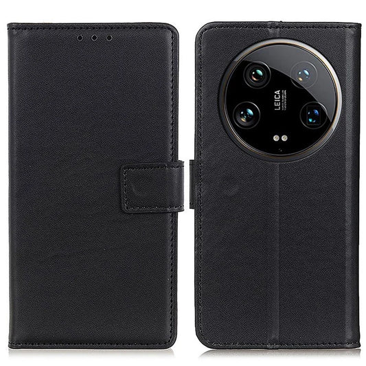 For Xiaomi 14 Ultra Case PU Leather+TPU Shock-Absorbent Phone Cover with Magnetic Closure