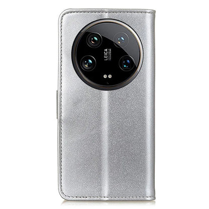 For Xiaomi 14 Ultra Case PU Leather+TPU Shock-Absorbent Phone Cover with Magnetic Closure