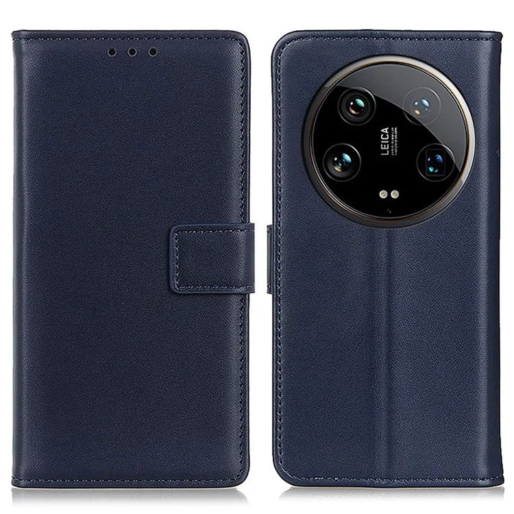 For Xiaomi 14 Ultra Case PU Leather+TPU Shock-Absorbent Phone Cover with Magnetic Closure