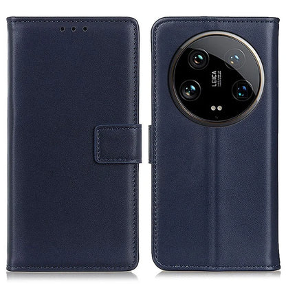 For Xiaomi 14 Ultra Case PU Leather+TPU Shock-Absorbent Phone Cover with Magnetic Closure
