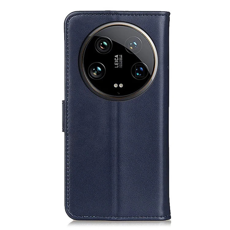 For Xiaomi 14 Ultra Case PU Leather+TPU Shock-Absorbent Phone Cover with Magnetic Closure