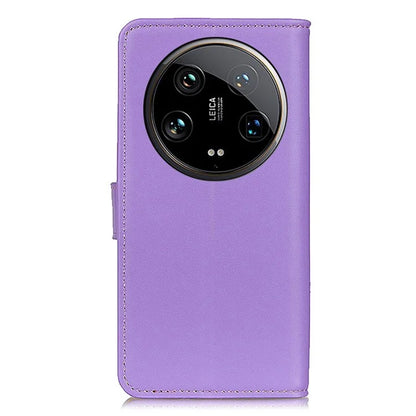 For Xiaomi 14 Ultra Case PU Leather+TPU Shock-Absorbent Phone Cover with Magnetic Closure