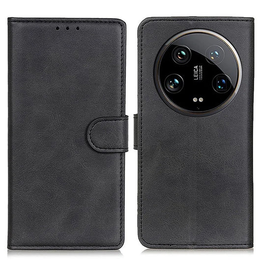 For Xiaomi 14 Ultra PU Leather Case Shockproof Cowhide Texture Card Holder Phone Cover