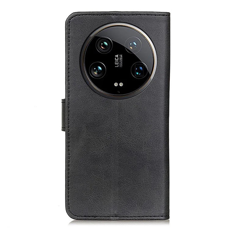 For Xiaomi 14 Ultra PU Leather Case Shockproof Cowhide Texture Card Holder Phone Cover