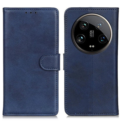 For Xiaomi 14 Ultra PU Leather Case Shockproof Cowhide Texture Card Holder Phone Cover