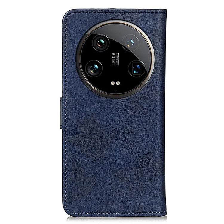 For Xiaomi 14 Ultra PU Leather Case Shockproof Cowhide Texture Card Holder Phone Cover