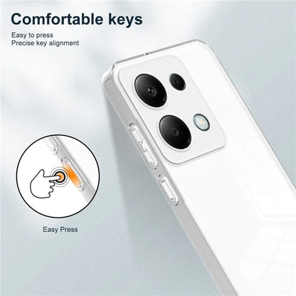 For Xiaomi Redmi Note 13 Pro 4G / Poco M6 Pro 4G Case Clear TPU+PC Shockproof Phone Shell