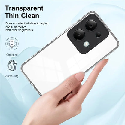 For Xiaomi Redmi Note 13 Pro 4G / Poco M6 Pro 4G Case Clear TPU+PC Shockproof Phone Shell