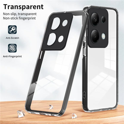 For Xiaomi Redmi Note 13 Pro 4G / Poco M6 Pro 4G Case Clear TPU+PC Shockproof Phone Shell
