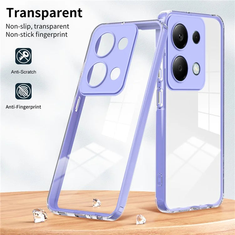 For Xiaomi Redmi Note 13 Pro 4G / Poco M6 Pro 4G Case Clear TPU+PC Shockproof Phone Shell