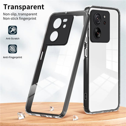 For Xiaomi 13T / 13T Pro Clear Case TPU+PC Protective Phone Case