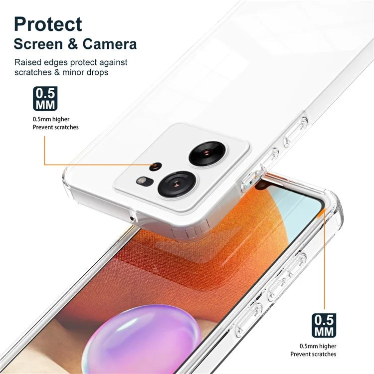 For Xiaomi 13T / 13T Pro Clear Case TPU+PC Protective Phone Case