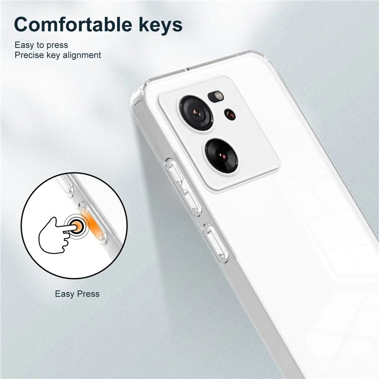 For Xiaomi 13T / 13T Pro Clear Case TPU+PC Protective Phone Case