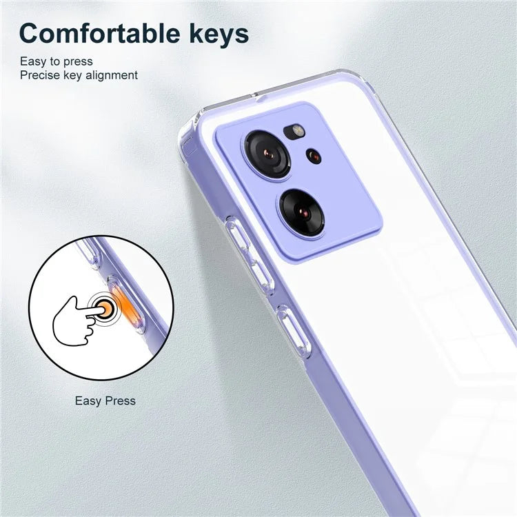 For Xiaomi 13T / 13T Pro Clear Case TPU+PC Protective Phone Case