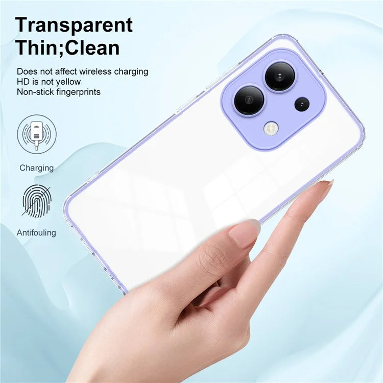 For Xiaomi Redmi Note 13 4G Shockproof Case TPU+PC Clear Phone Cover