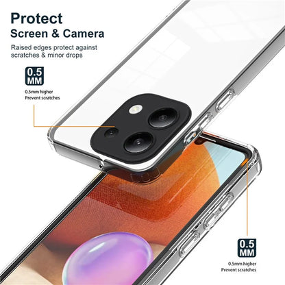 For Xiaomi Redmi Note 13 4G Shockproof Case TPU+PC Clear Phone Cover