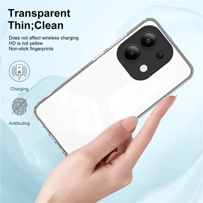 For Xiaomi Redmi Note 13 4G Shockproof Case TPU+PC Clear Phone Cover