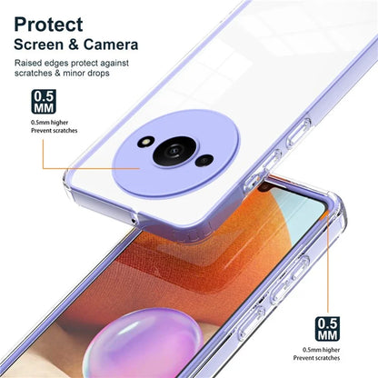 For Xiaomi Redmi A3 Case TPU+PC Shockproof Clear Phone Shell