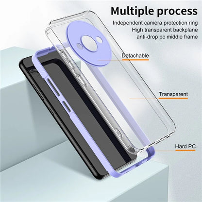 For Xiaomi Redmi A3 Case TPU+PC Shockproof Clear Phone Shell