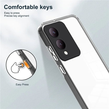 For vivo Y17s 4G Protective Case TPU+PC Clear Phone Cover