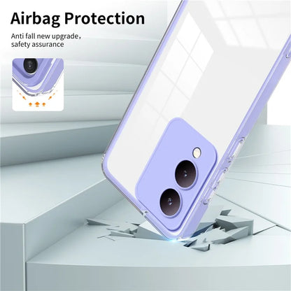 For vivo Y17s 4G Protective Case TPU+PC Clear Phone Cover