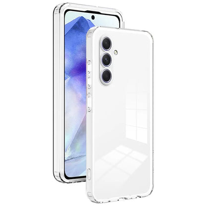 For Samsung Galaxy A55 5G Clear Case Shockproof TPU+PC Phone Shell