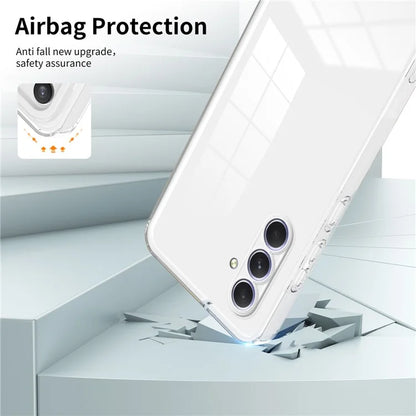 For Samsung Galaxy A55 5G Clear Case Shockproof TPU+PC Phone Shell
