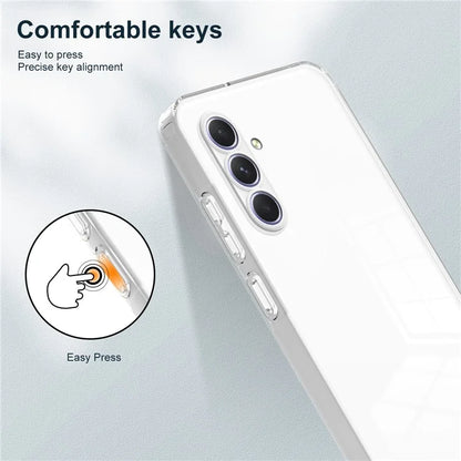 For Samsung Galaxy A55 5G Clear Case Shockproof TPU+PC Phone Shell
