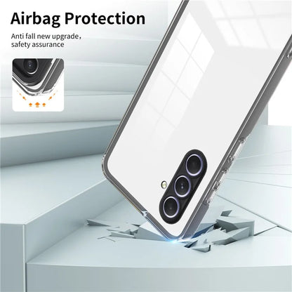 For Samsung Galaxy A55 5G Clear Case Shockproof TPU+PC Phone Shell