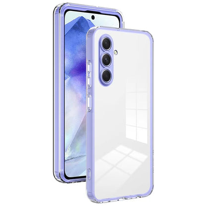 For Samsung Galaxy A55 5G Clear Case Shockproof TPU+PC Phone Shell
