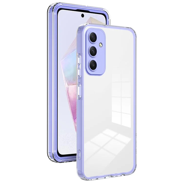 For Samsung Galaxy A35 5G TPU+PC Case Anti-Drop Protective Clear Phone Case