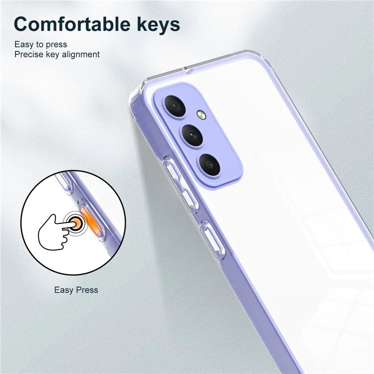 For Samsung Galaxy A35 5G TPU+PC Case Anti-Drop Protective Clear Phone Case