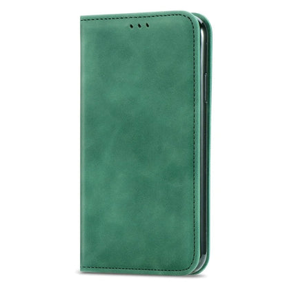 For Samsung Galaxy A34 5G Card Slots Phone Stand Case Skin-Touch Feeling PU Leather Phone Cover