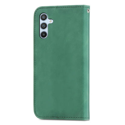 For Samsung Galaxy A34 5G Card Slots Phone Stand Case Skin-Touch Feeling PU Leather Phone Cover
