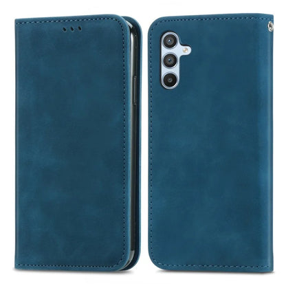 For Samsung Galaxy A34 5G Card Slots Phone Stand Case Skin-Touch Feeling PU Leather Phone Cover