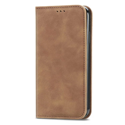 For Samsung Galaxy A34 5G Card Slots Phone Stand Case Skin-Touch Feeling PU Leather Phone Cover