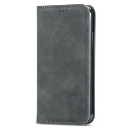 For Samsung Galaxy A34 5G Card Slots Phone Stand Case Skin-Touch Feeling PU Leather Phone Cover