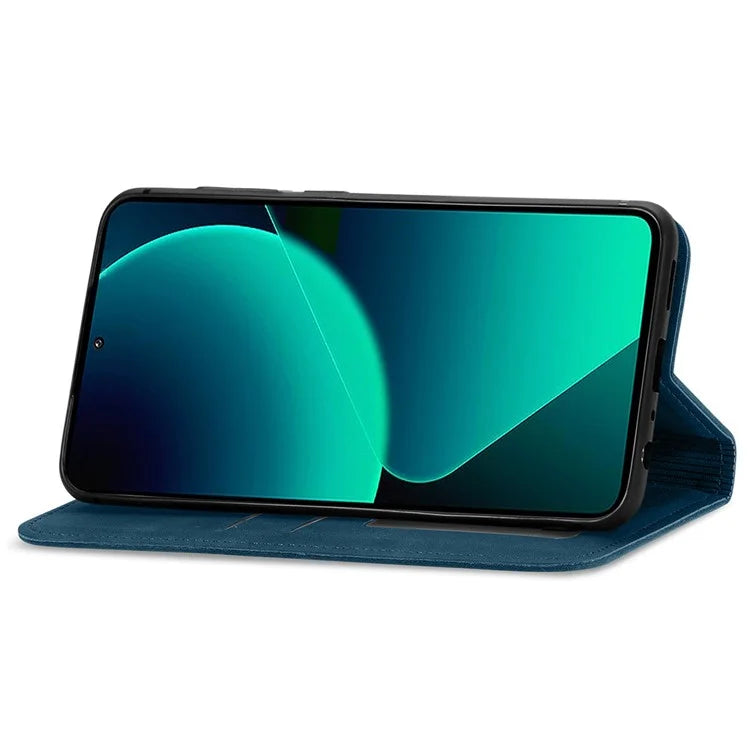 For Xiaomi 13T Pro / 13T / Redmi K60 Ultra Phone Cover Card Slots Skin-touch Feeling PU Leather Phone Stand Case