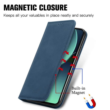 For Xiaomi 13T Pro / 13T / Redmi K60 Ultra Phone Cover Card Slots Skin-touch Feeling PU Leather Phone Stand Case